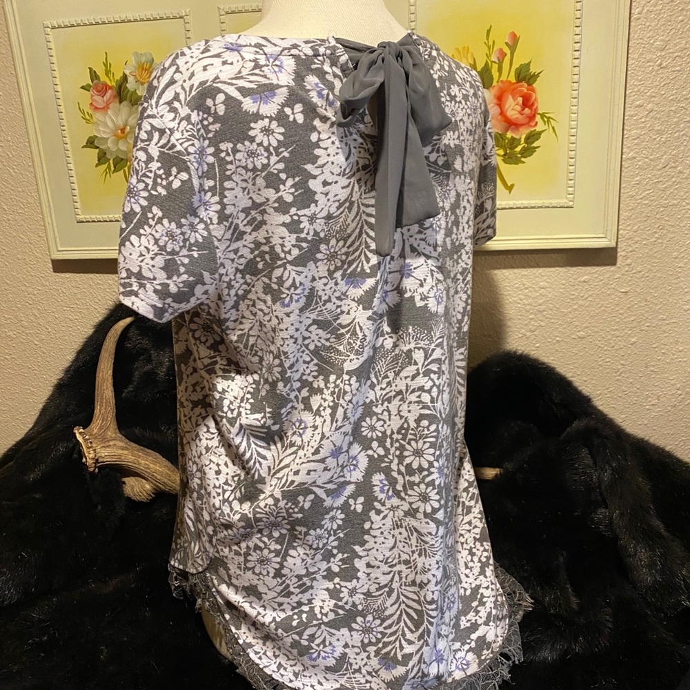 Lauren Conrad Floral Blouse